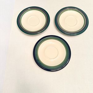 Pfaltzgraff Mountain Shadow Saucer Plate Ceramic 6 3/4" Mixed Lot of 3 *READ